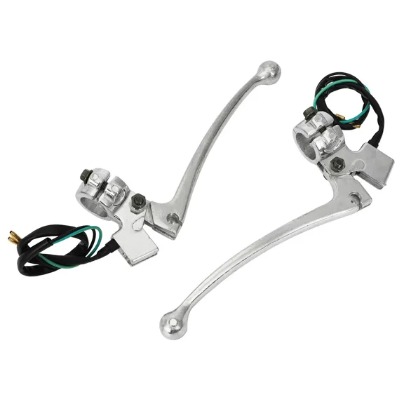 7/8" Handlebar Control Assembly for Honda ATV Dirt Bike - Clutch Perch, Brake Lever, Drum Brake, Mirror Mount & Switch