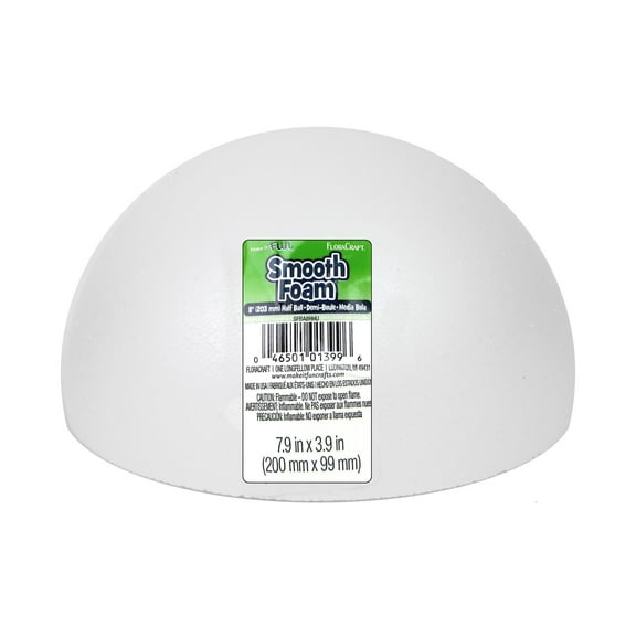 7.8" Hollow Foam Half Ball by Ashland