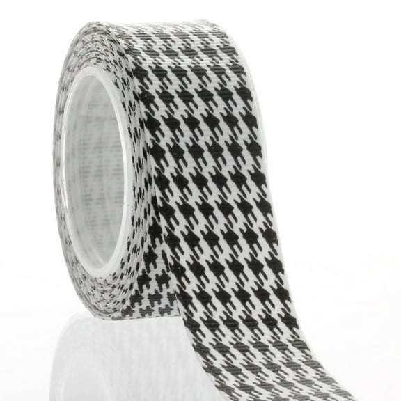 7/8" Houndstooth Grosgrain Ribbon 5 Yard