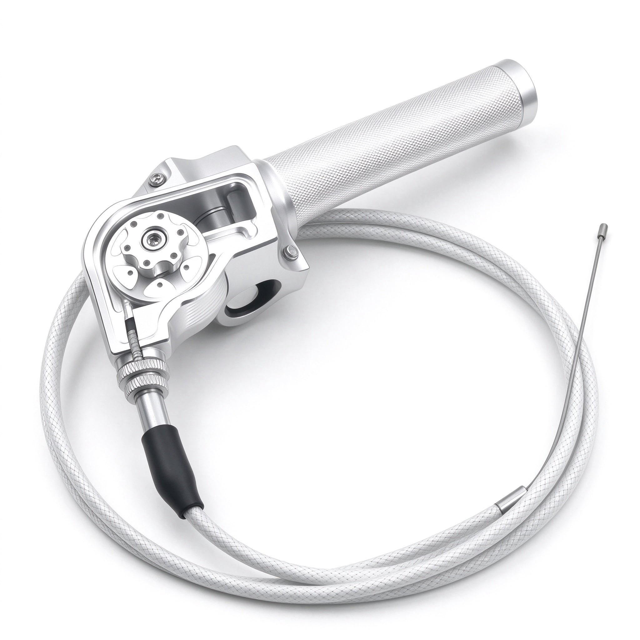 7/8 Inch 22mm CNC Aluminum Quick Twister Motorcycle Throttle Grip with ...