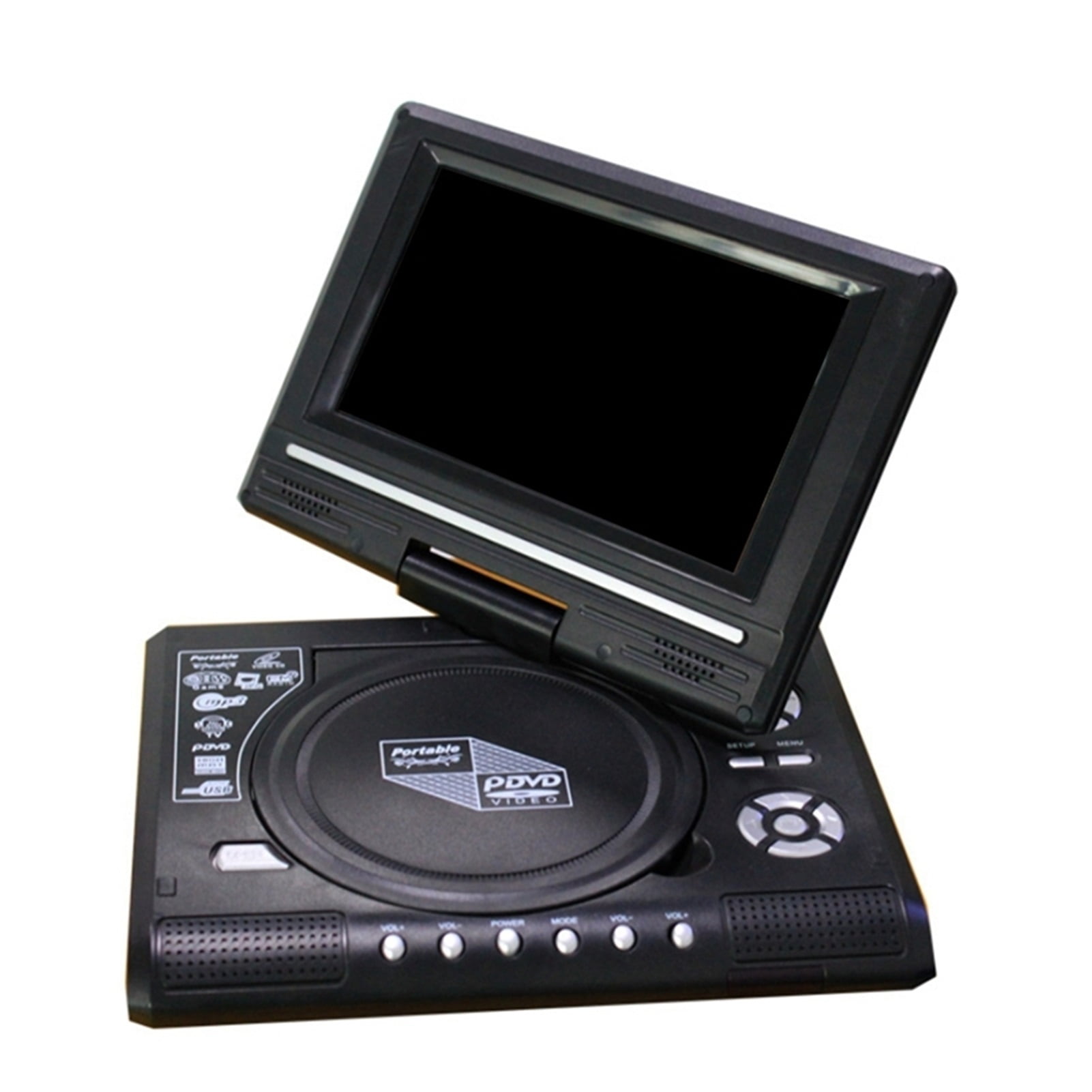 7.8Inch HighDefinition Dvd Player Home Car Portable Dvd Rotating Screen Builtin Large