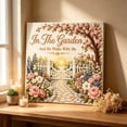 thumbnail image 1 of 7.8 Inch Religious Pearl Diamond Art Kit for Adults, Christian Hymn Inspirational Diamond Painting, Faith Verse Gem Art DIY Canvas Craft for Beginners, Religious Wall Decor Christian Gift, 1 of 3