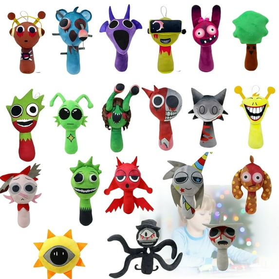 7.8 Inch Sprunki Plush Toys: Collectible Game Stuffed Animals That Combine Hours of Fun, Imagination, and Comfort, Ideal for Fans and Kids