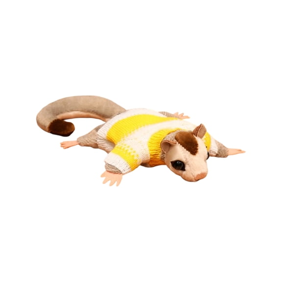 7.8 Inch Sugar Glider Plush – Soft Possum Stuffed Animal with Sweater,Home Ornament