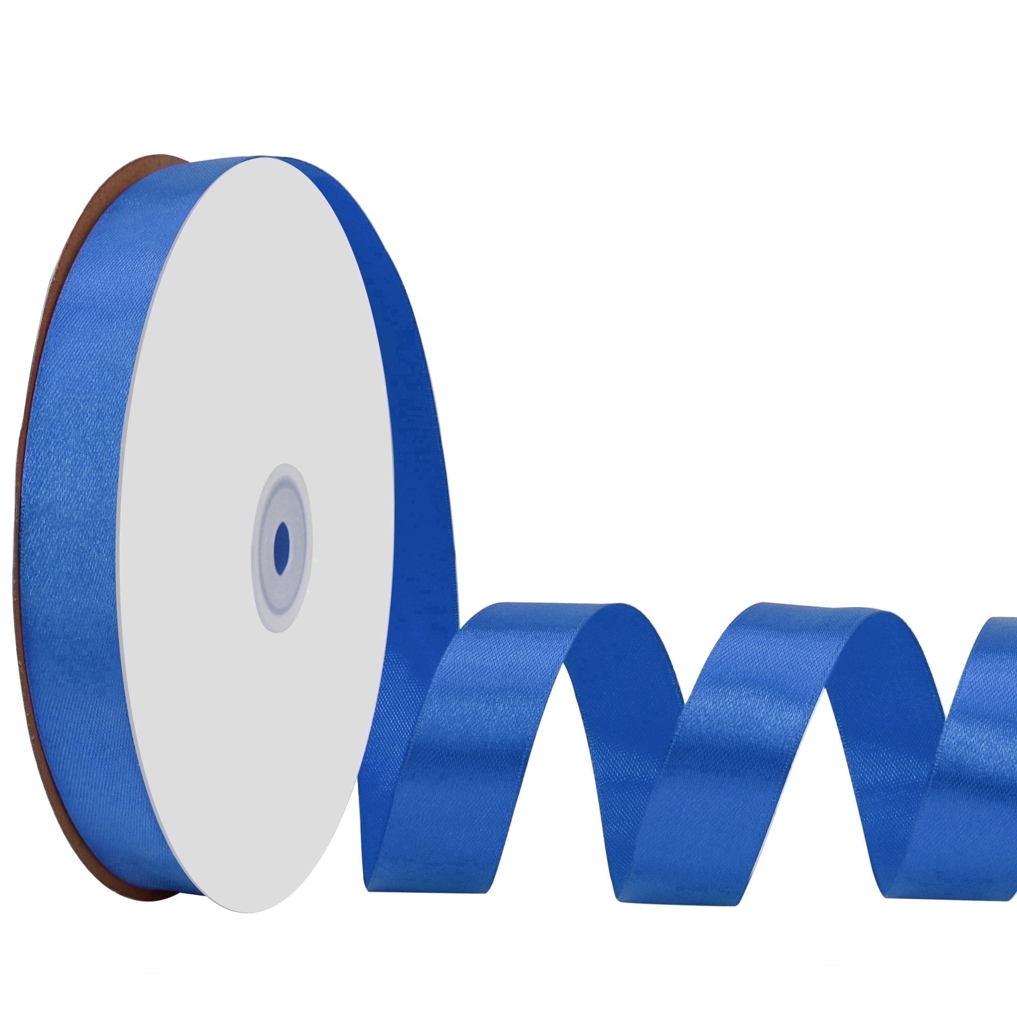 THEGLY Royal Blue Satin Ribbon 7/8 Inch x 100 Yards, Gift Wrapping ...