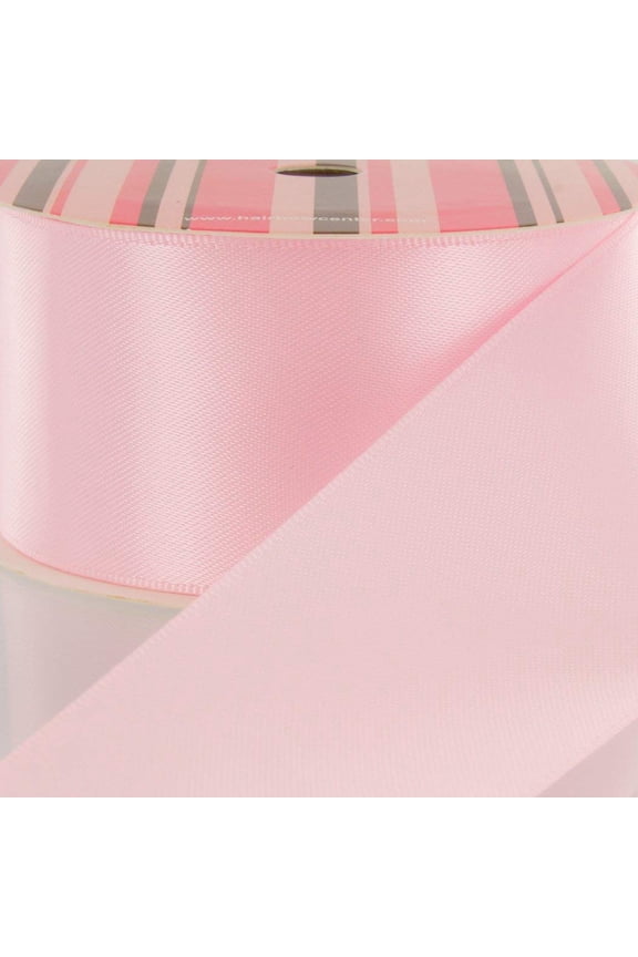 7/8" Light Pink Double Face Satin Ribbon 5 yard Reel