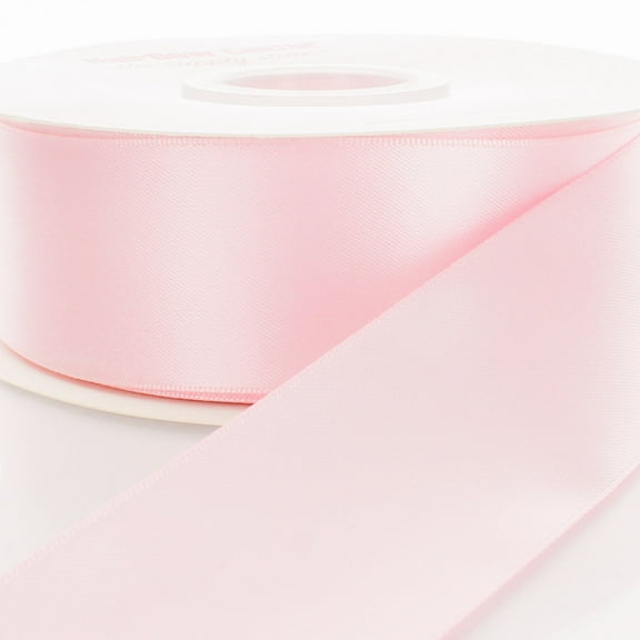 7/8" Double Faced Satin Ribbon 117 Light Pink 50 Yard