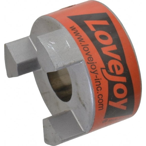 Lovejoy 7/8" Max Bore Diam, 3/16" x 3/32" Keyway Width x Depth, Flexible Coupling Hub 2.11" OD, 2-1/2" OAL, Sintered Iron, Order 2 Hubs & 1 Spider for Complete Coupling