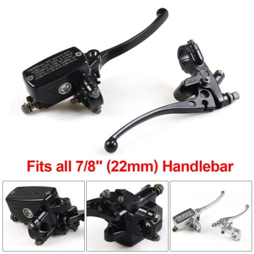 7/8" Motorcycle Handlebar Master Cylinder Hydraulic Brake Control + Clutch Lever