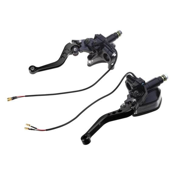 7/8" Motorcycle Levers Hydraulic Brake Masters Cylinder Reservoir Clutch Lever Set for Dirt Bike Scooter