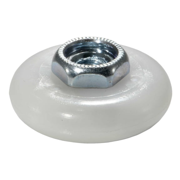 7/8" Nylon Plastic Oval Shower Door Rollers DRROLR-060