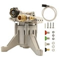 thumbnail image 1 of 7/8" Shaft Vertical Pressure Washer Pump, 3000 PSI, 2.5 GPM, Suitable for Troybilt, Craftsman, Honda Pressure Washer Pump, Rear Facing Inlet/Outlet, More than 200 Hours Run Time, 1 of 7