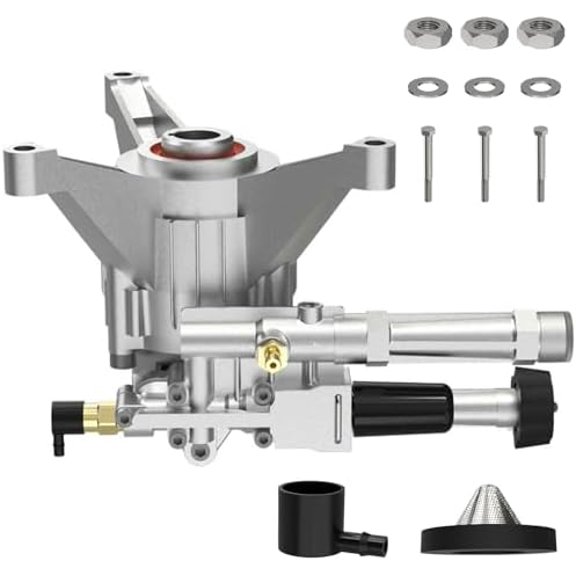 7/8" Shaft Vertical Pressure Washer Pump Head, Max 3300PSI Replacement Power Washer Pump, Compatible with Craftman, Honda GC160 GC190, , Troybilt, Ryobi, RMV25G30D-EZ, SRMW22G26-EZ$$Tools