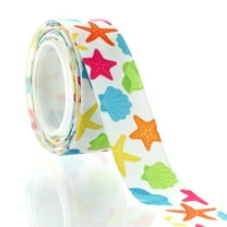 7/8" Shells & Starfish Grosgrain Ribbon 5 Yard