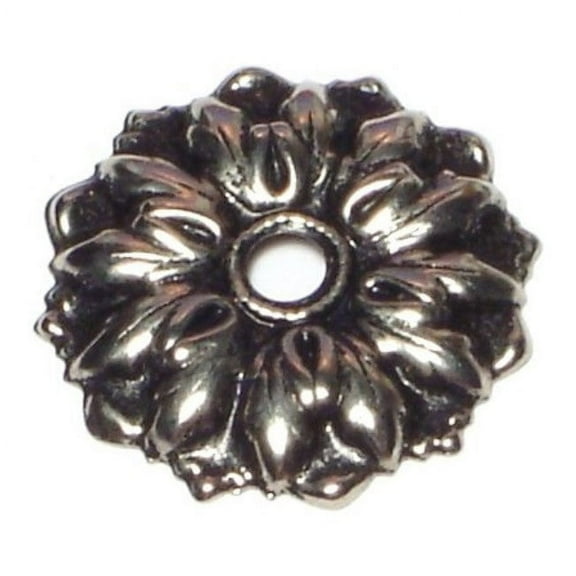 7/8" Steel Mirror Rosettes with Screws 10 pcs.