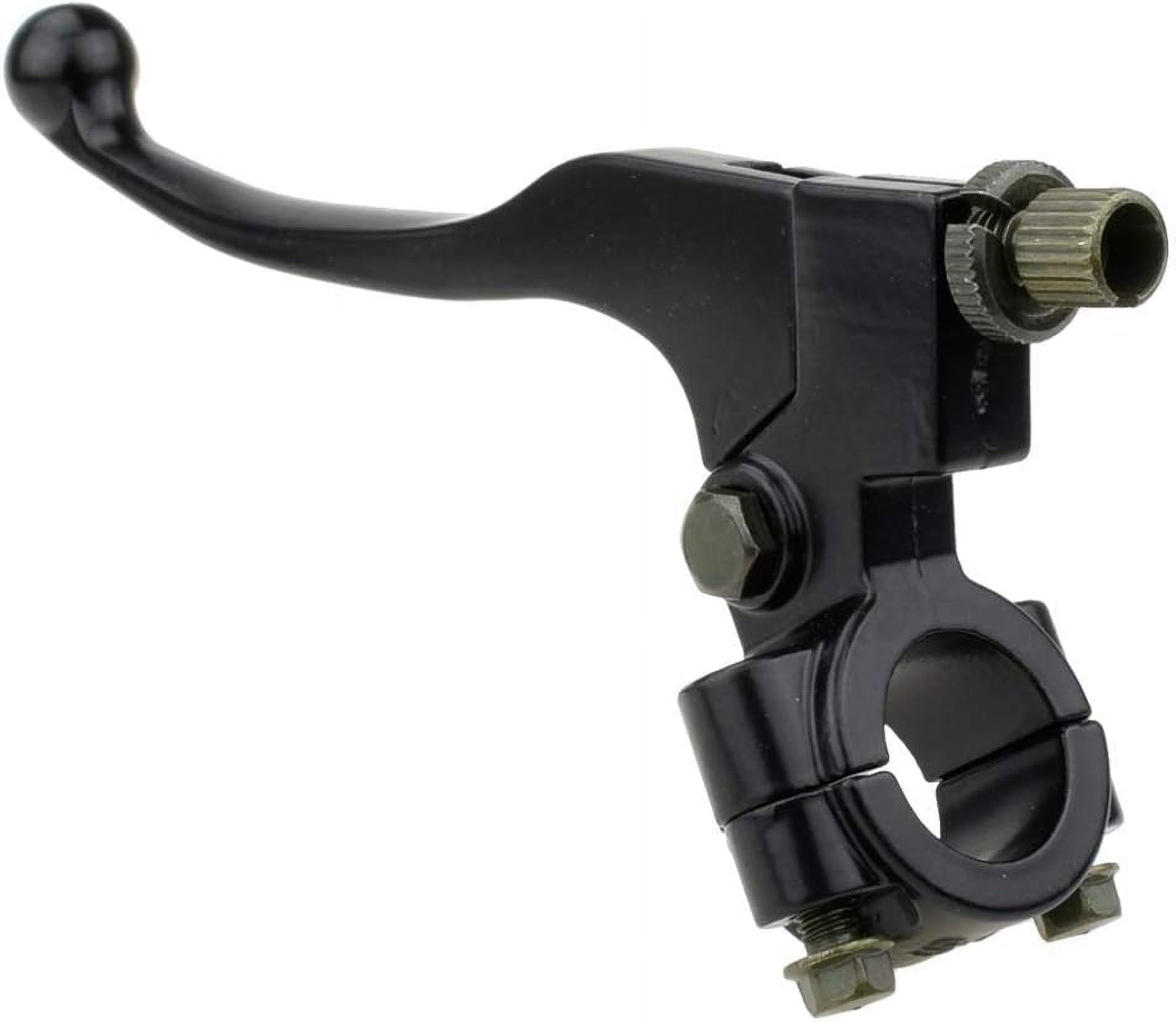 7/8" Universal Motorcycle Black Left Clutch Brake Handle Lever Perch for CRF XR 80 100 CRF80 XR200 SSR 125cc Coolster Roketa Baja X-Treme Pit Dirt Motor Bike Motocross Parts