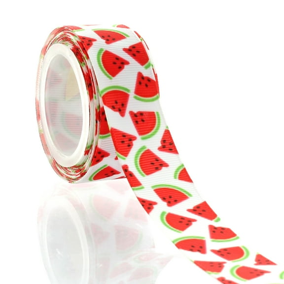 7/8" Watermelon Grosgrain Ribbon 5 Yard
