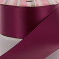 thumbnail image 1 of 7/8" Wine Double Face Satin Ribbon 50 yard Reel, 1 of 2