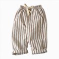 thumbnail image 1 of 7-8 Years Child Cargo Pants for Boys Cargo Trousers Full Pants Sweatpants School Pants Fall Winter Pants School Kids Twill Joggers 1T 2T 3T 4T 5T 6T 7T 8T Brown Pants, 1 of 9
