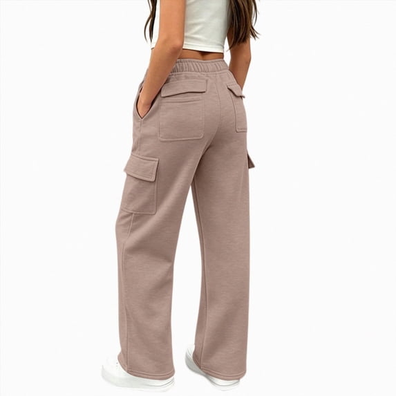 7-8 Years Child Cargo Pants Girls High Waist, Baggy Cargo Jeans with Pocket Baggy Relaxed Y2K Pants Fashion Trouser
