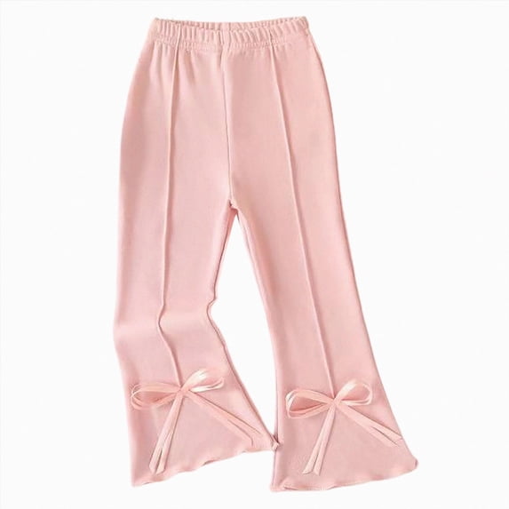 7-8 Years Child Kid Girls Cargo Pants Elastic Waist with Pockets Lounge Joggers Trousers for Girl