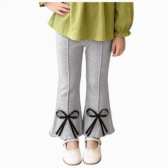 7-8 Years Child Kid Girls Cargo Pants Elastic Waist with Pockets Lounge Joggers Trousers for Girl