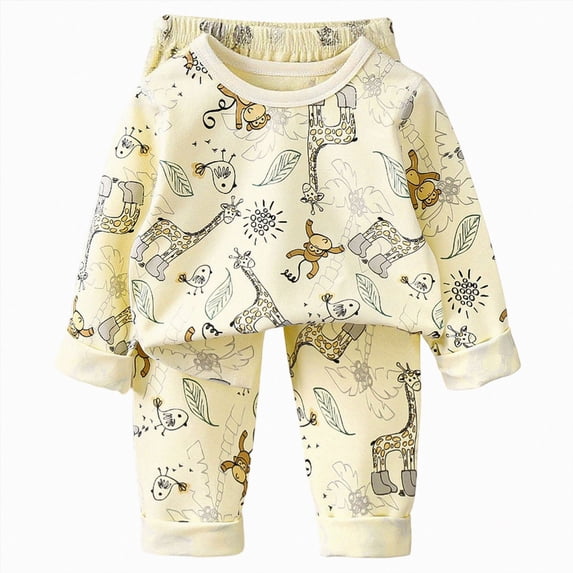 7-8 Years Child Toddler Boy Girl Sweatshirt Long Sleeve Sweat Pants Sets Sweatsuit Infant Outfit 6-12 Months 12-24 Months 2T 3T 4T 5T 6T Children Gift Set