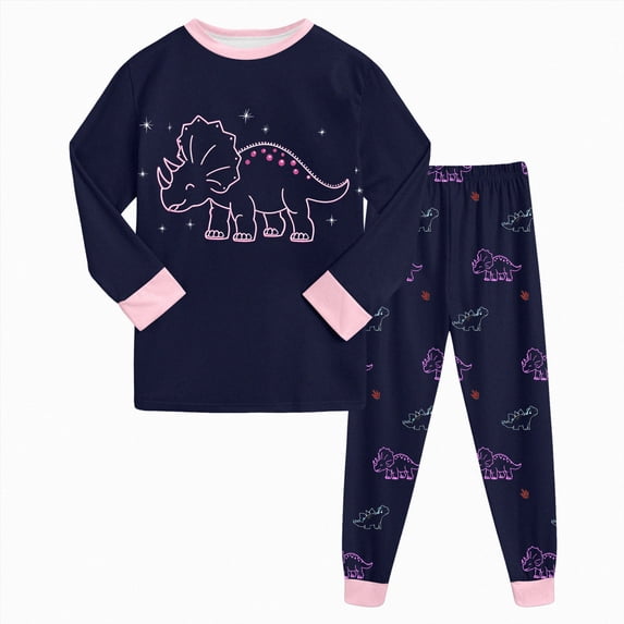 7-8 Years Girl Boy Fall Winter Back-To-School Outfits Casual 2PCS Pants Set Long Sleeve Sweatshirt Tops and Sweatpants Joggers for 0 6 12 18 24 M 1t 2t 3t 4t 5t Pajamas & Dailywear,Black