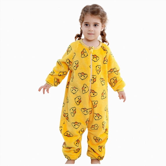 7-8 Years Newborn Baby Sleeping Bag Sack With Legs Long Sleeve Blanket Toddler Baby 9 Months 6T Newborn Cotton Button Climbing Suit