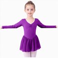 thumbnail image 1 of 7-8 Years Newborn Toddler Ballet Dance Leotards Skirt Ballerina Ballet Outfit Dresses Puff Sleeve Sleep & Play One-Piece Bodysuit Newborns Everyday Wear, 1 of 8