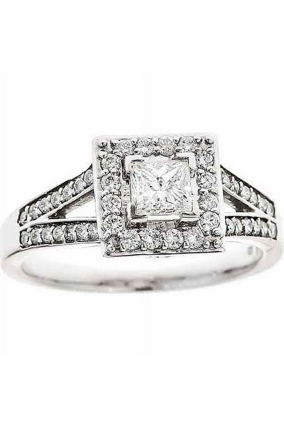 7/8-carat T.w. Round And Princess White