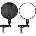thumbnail image 1 of 7/8 in CNC Universal Motorcycle Handlebar Bar End Mirrors 360° Rotatable Rear View Side Mirrors, 1 of 8