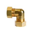 thumbnail image 1 of ATC 7/8 in. Compression X 7/8 in. D Compression Brass 90 Degree Elbow, 1 of 1
