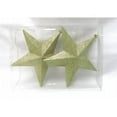 thumbnail image 1 of 7.8 in. Five Point Star Gold Glitter Ornaments, 1 of 1