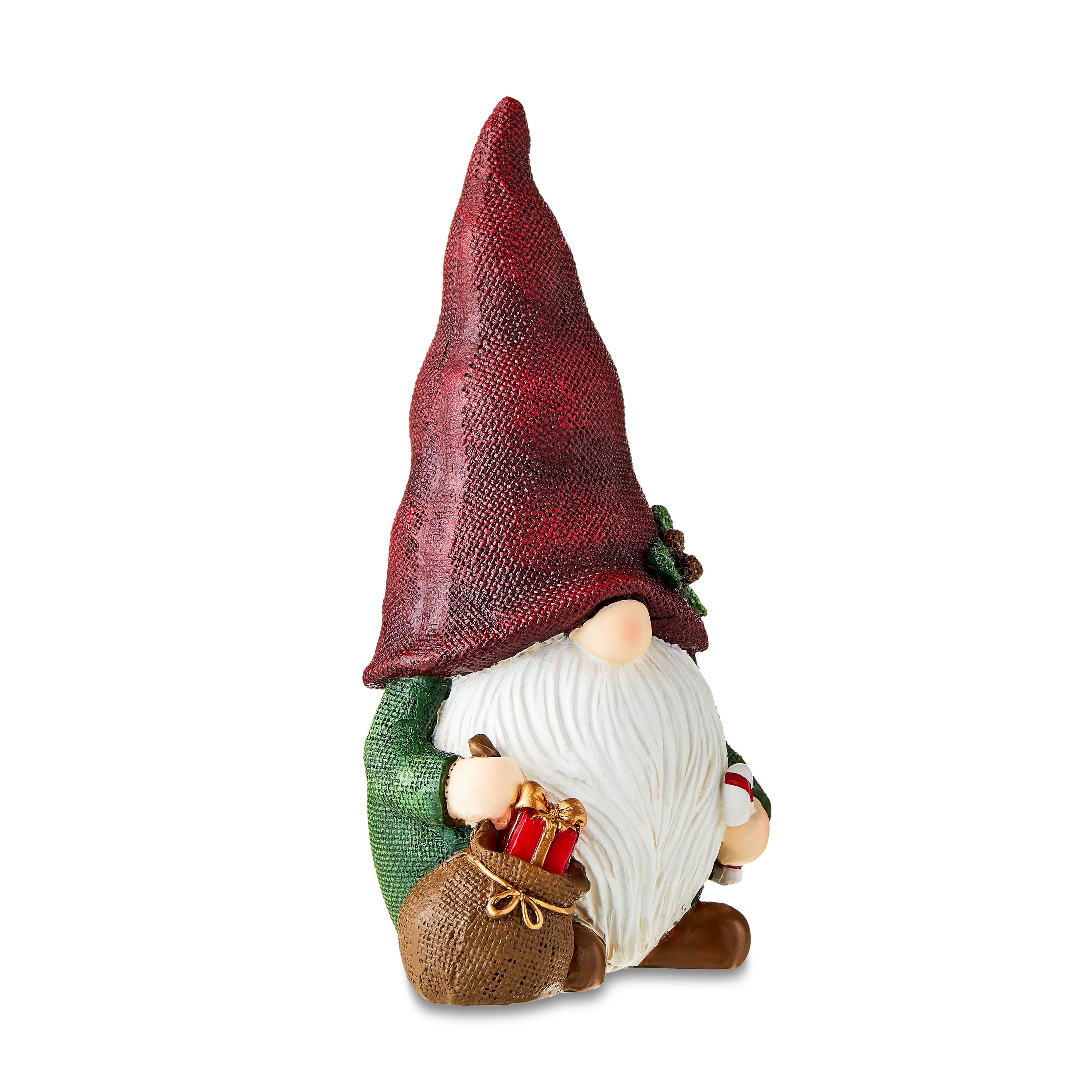 7.8 in MultiColor Polyresin Gnome Tabletop Décor, by Holiday Time
