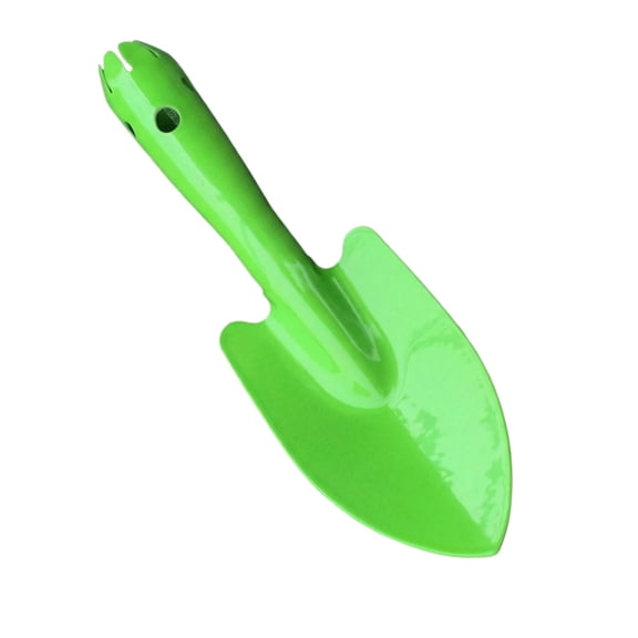 7.8-inch Small Hand Shovel for Little Sprout's Gardening, Heavy-Duty Metal Sand Tool for Outdoor Yard Planting and Beach Digging Fun Green