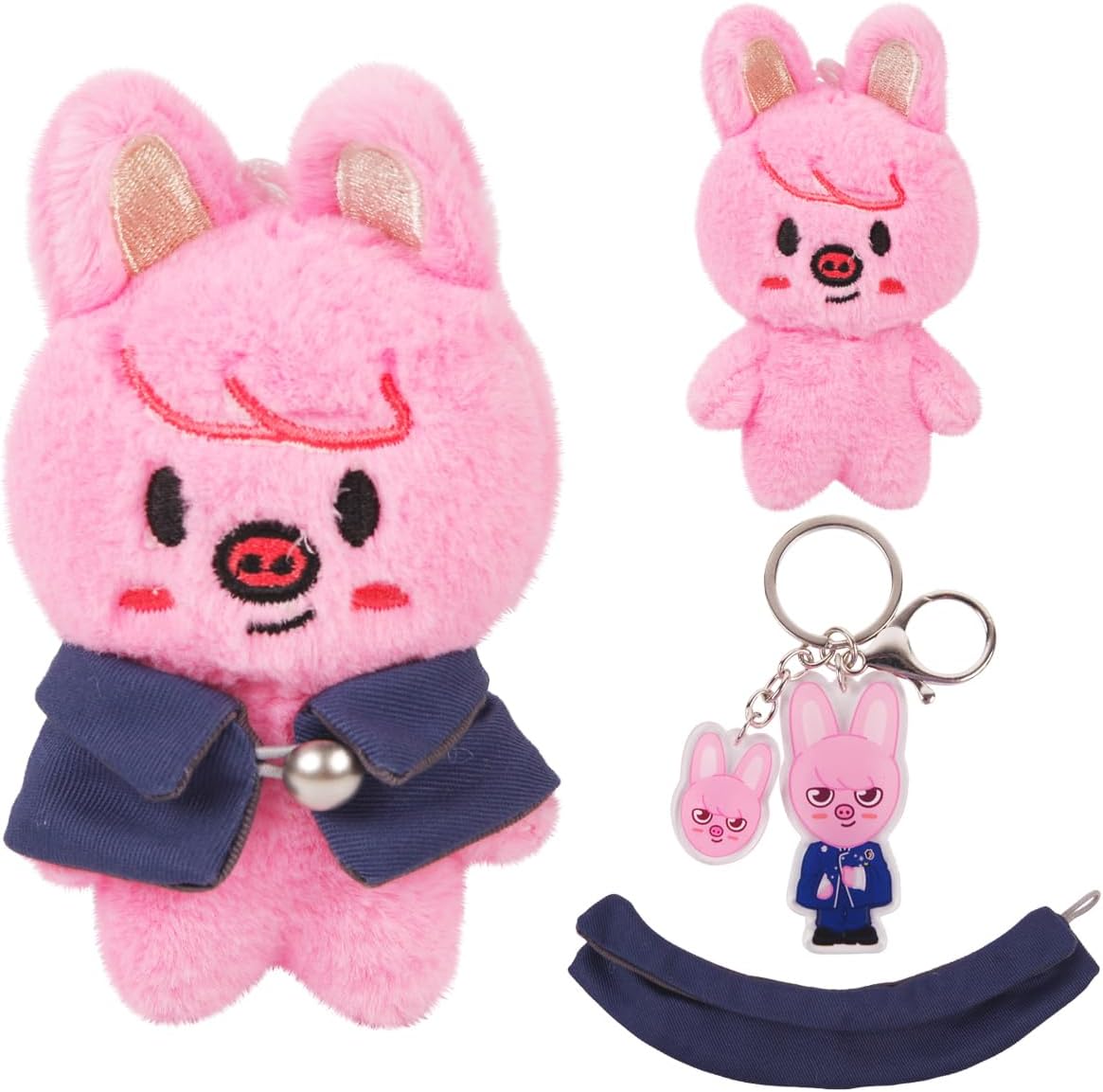 Porte-clés Stray Kids – Design Kawaii – Fan Merchandise – Cadeau Pour Fans (Stay) – Alliage Et PVC – Pendentif Mignon