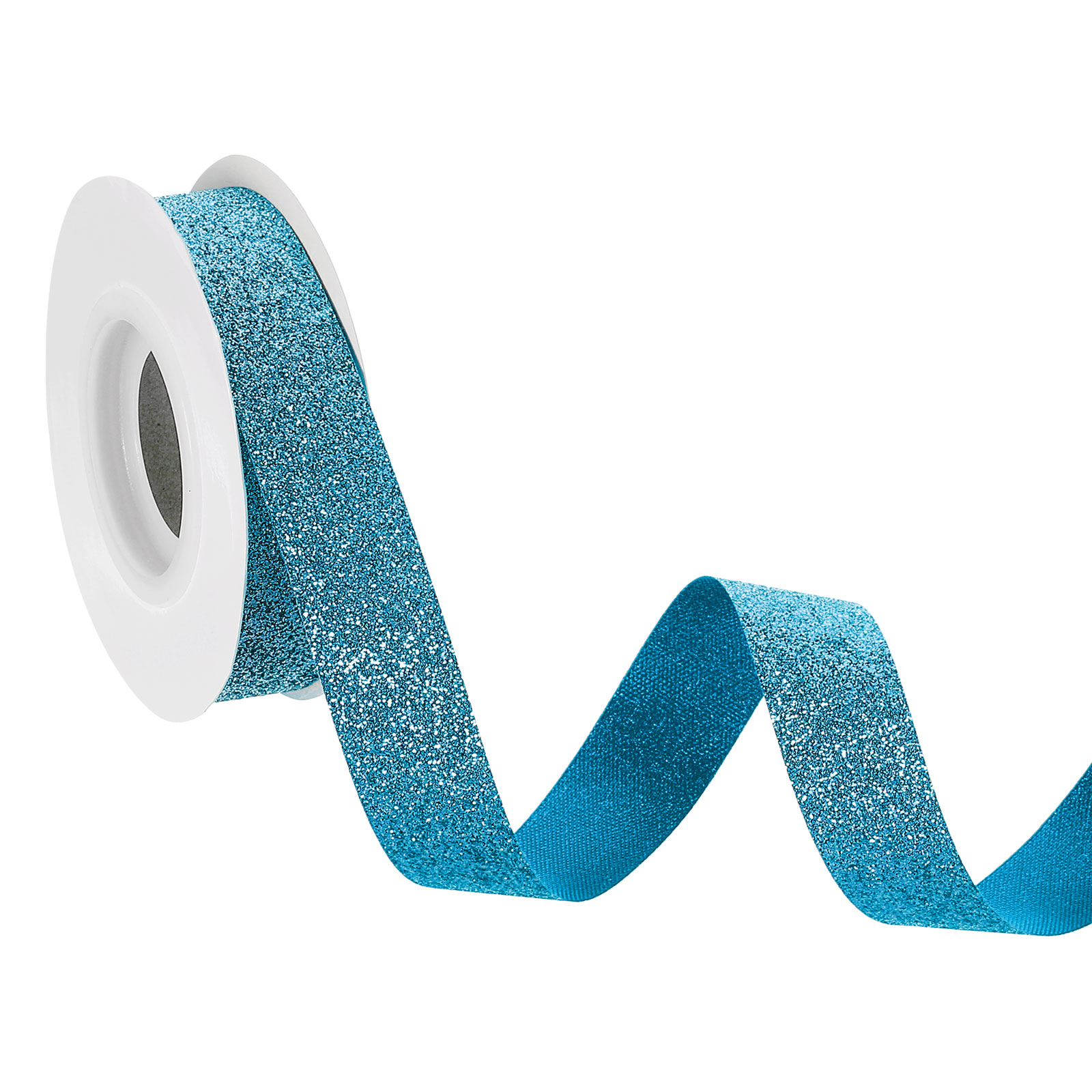 Turquoise Ribbed Ribbon 7/8