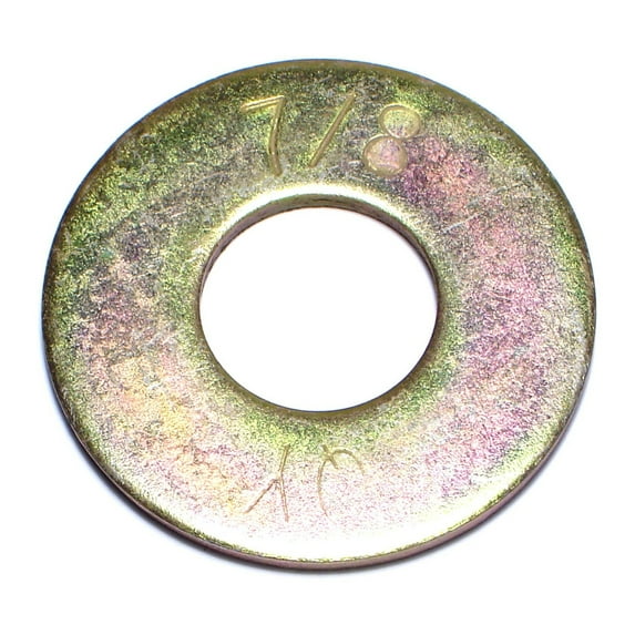 7/8" x 15/16" x 2-1/4" Zinc Plated Grade 8 Steel USS Flat Washers FLWSRS-117