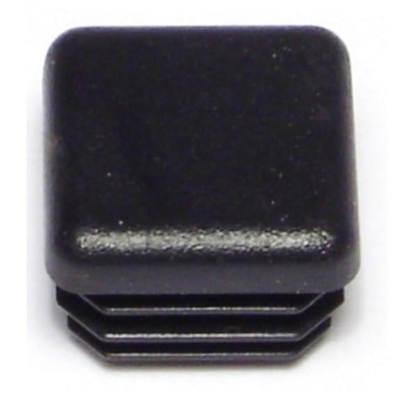 7/8" x 3/4" Black Plastic Furniture Tips FTP-059 (10 pcs.)