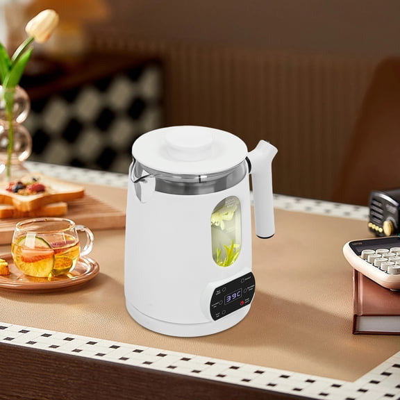 7.87*5.7*7.87inColumn White Temperature Control Electric Tea Kettle Water Boiler & Heater Electric Kettle