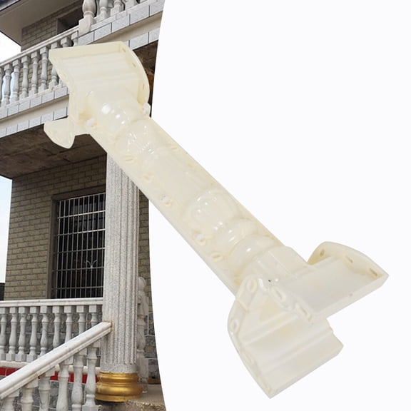 7.87*6.89*35.04in Cement Railing Mold, Balustrades Mold, DIY Column Balcony Fence Balustrade Mold for Paving Roads, Sidewalks, Paths, Courtyards