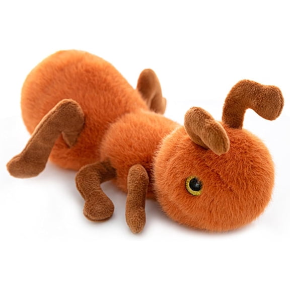 7.87'' Ant Stuffed Animal Brown Insect Plush Toy Stuffed Cute Ant Figure for Home Decor, Christmas Birthday Idea Gift for Insects Lovers
