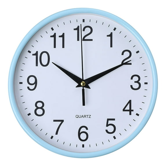 7.87 Inch 20CM Luminous Plastic Wall Clock, Quartz Clock, Bedroom, Living Room, Hanging Clock, Minimalist Clock