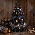 thumbnail image 1 of 7.87 Inch DIY Halloween Fabric Tree Craft Kit, Easy Quilting Sewing Set, Creative Seasonal Gift for Sewing Lovers & Matching, 1 of 9