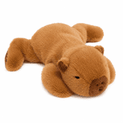 7.87-Inch Plush Capybara Toy, Super Soft Cuddly Stuffed Animal, Lifelike Pocket-Sized Capybara for Kids and Animal Lovers