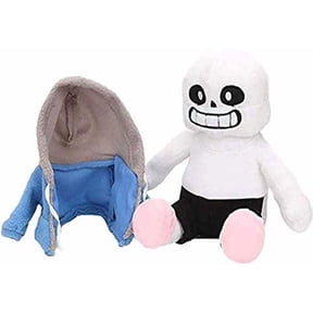 7.87-Inch Undertale Sans (Sitting Position) Stuffed Plush Toy for Kids and Fans - Soft Game Series Plush Gifts, Multicolor