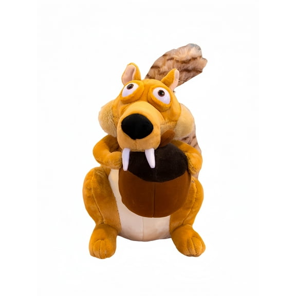 7.87 Inch Vivid Male Squirrel Plush, Fluffy Ice Age Simulation Toy