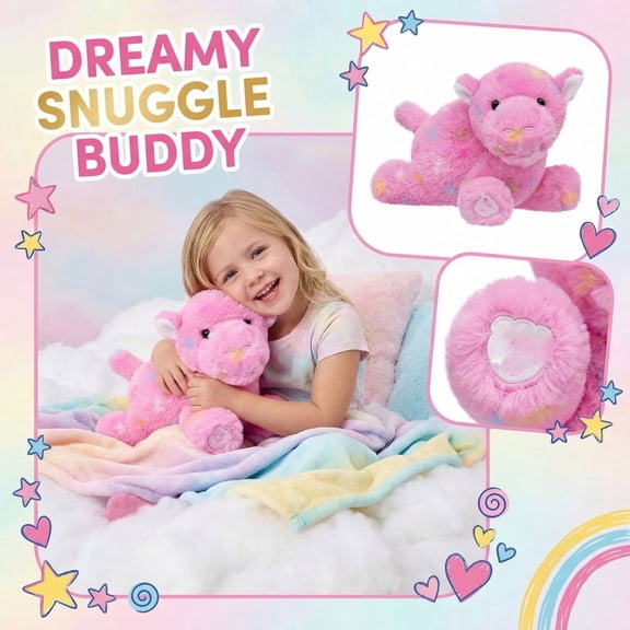 7.87" Pink Frosted Animal Cookie Camel Plush Doll Giraffe Plush Toy Collectible Giraffe Stuffed Toy Cute Easter Collectible Birthday Gif (1Pc)