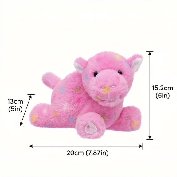 7.87" Pink Frosted Animal Cookie Camel Luxury Plush Giraffe Stuffed Plush Ultra-Soft Giraffe Stuffed Dolls Cute Easter Collectible Birthday Gift (1Pc)